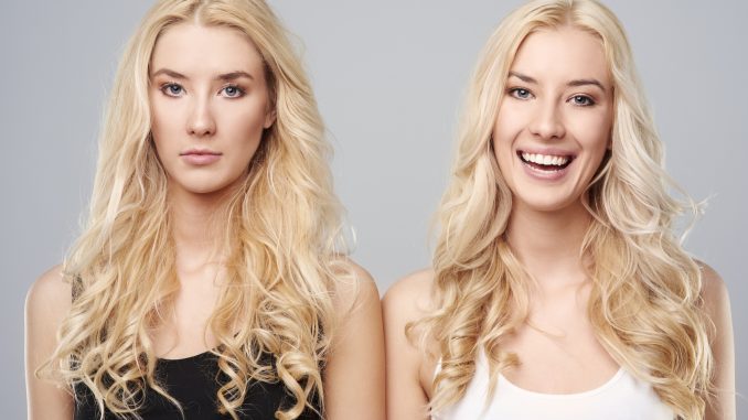 Happy and sad twins