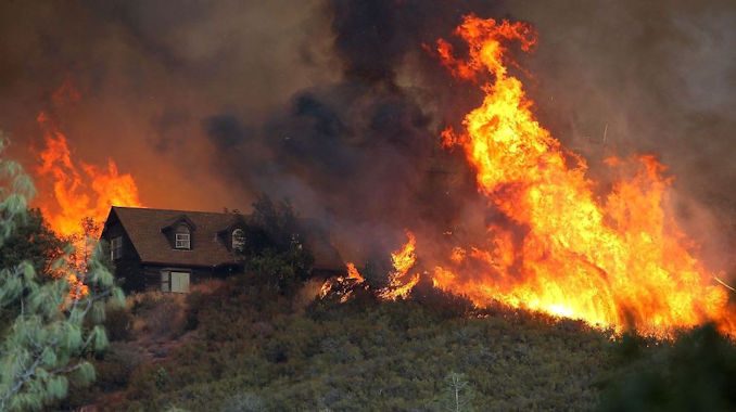 Wildfire threatens a California home - Bjorgialt California wildfires, coping with disaster, optimisim, tools to help survivors